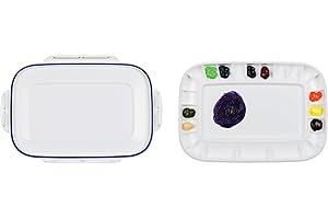 Mijello MAP-3025 Palette de Peinture à l'huile Acrylique hermétique 330 x 230 x 30 cm