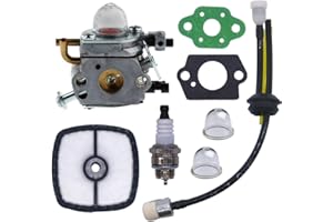 Ewillownm Compatible avec carburateur avec kit de conduite de carburant filtre à air pour C1U-K78 Echo PB200 PB-200 PB-201 PB201 ES-210