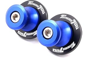 ZESIDIMO M6 Nottolini Cavalletto Moto Bobine Supporti Forcellone per Tenere 700 Tenere700 T7 Rally World Raid 2022 2023 Accessori (Blu)