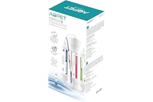 AQPET OSMOSY3 - Sistema de ósmosis inversa para producción de Agua osmótica para Acuario, Membrana de 50 galones (190 litros) / día para acuarios, Color Blanco