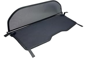 Aperta Windschott passend für Ford Mustang Mk 6 100% Passgenau OEM Qualität Schwarz Windstop Windabweiser