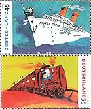 briefmarken 2010 2803-2804 (kompl.Ausg.) Prophila Collection BRD (BR.Deutschland) 2803-2804 (kompl.Ausg.) 2010 Gemälde von Udo Lindenberg (Briefmarken für Sammler) Eisenbahn