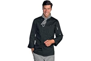 Novaplus Kochjacke Herren schwarz