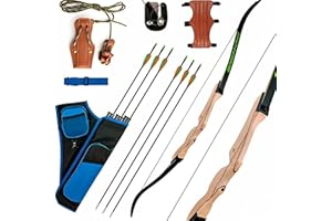 Bogenkönig - Arco Professionale, Arco e Frecce per Adulti, 18 kg, con Accessori, per Tiro con l'Arco e Frecce Professionale