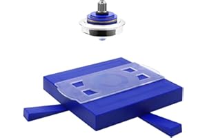 PIGMANA Levitation Flying Saucer Set UFO Suspended Spinning Top Magnetic Levitation Gyro Floating Gyroscope Flying Saucer Top Magnetic Levitation Toy Approving