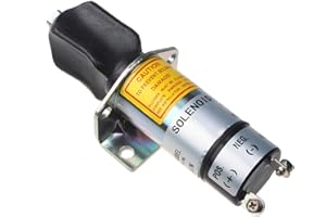 Holdwell Solenoid 1502-12C6U1B1 SA-3756 12V 1502 compatible with Woodward (Synchro-Start) 2 Terminals 1500-2016