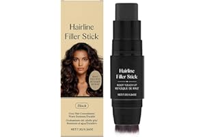 GÉNÉRIQUE Namika Root Touch up Stick,Namika Poudre Cheveux Waterproof,Hairline Filler Stick,Instantly Gray Hair Cover Up,Retouche Racines Instantanée,Camoufle Cheveux Gris,Résultat Naturel (Black)