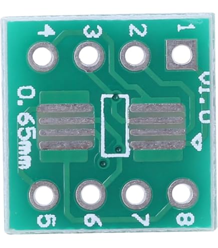Hailege 2 Stuks SOIC8/SOP8 Naar DIP8 Adapter – Voor 24CXX, 93CXX En 25-serie Chips – Universeel Voor Programmeerapparaten