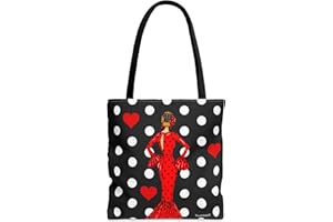 IllustrArte Bolsa Tote Málaga Poliéster 400 g/m² (43 x 43 cm) | Impresión a Doble Cara | Asas de 60 cm | Bolsa Reutilizable y Resistente