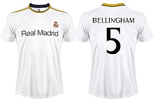GENERIC Camiseta de Fútbol 2023 2024. Camiseta Personalizada de Jude Bellingham número 5. Réplica Oficial. Niño Adulto.