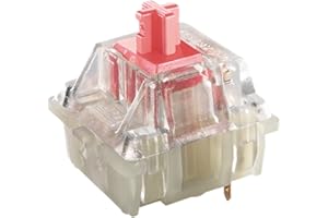 RANKED Pack de Switches Cherry MX pour Claviers Mécaniques | Plate Mounted | MX3AL1NA (Cherry RGB Silent Red, 90 Pcs)