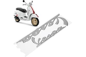 AYNEFY Adesivo emblema in resina epossidica 3D per GTS300, LX125, LX150, IE Sprint, Primavera 300, LX, LXV (d'argento)