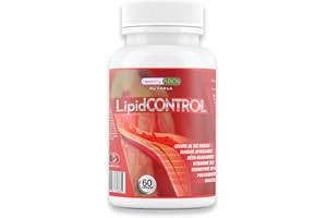 Healthy Fusion Lipid Control | Levure de Riz Rouge, Monacolina K 2.9mg et Coenzyme Q10 | Réduit et régule les niveaux de cholestérol, lipides et triglycérides | Système cardiovasculaire | 60 gélules
