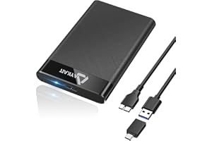 AYKAIT 300 GB Portable External Hard Drive USB 3.1 High Speed 5Gbps HDD for PC Mac TV Gaming Console Slim Compact LED Indicator 2 Year Warranty