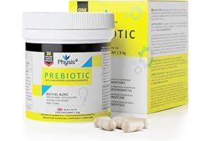 Physis Bio Cultures Blend Prebiotics Capsules | 30 Capsules | Pre and Probiotics for Gut Health | Bio Cultures Complex for Improved Digestion | Concentrated Lactobacillus Acidophilus Probiotics