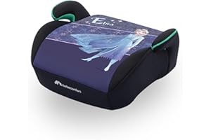 Bebeconfort Disney Manga i-Safe, Reboarder Kindersitz, 6–12 Jahre, 128–150 cm, 22-36 kg, Disney Frozen Elsa Sitzerhöhung, Leicht, Einfache Gurtinstallation, Vollständig Gepolstert, Authentic Frozen