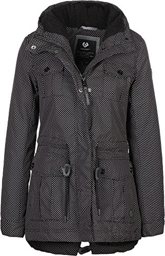 Ragwear Laika Minidots Women Jacke, Schwarz, Gr. XS - 4