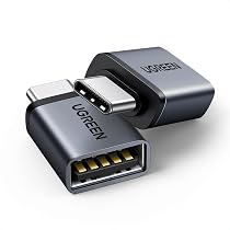MFi Certified] USB-C to USB Adapter for iPhone 17/16/15 10Gbps USB-C Male to USB 3.2 Female OTG 3 in 1 Audio Cable 60W PD Charging Port and Data Transfer Compatible with