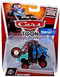 disney cars tomica truck hauler  Disney Pixar Cars Toon Monster Truck Mater 1:55 Scale Rasta Mater