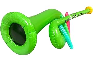 Cathy's toy Shop Inflatable Trumpet party Photobooth event (Green)