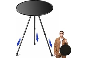 Ceboic Campingtisch Tragbarer Ultraleicht Klein Aluminium Einziehbare Campingtisch mit Tragetasche Höhe Verstellbare Gartentisch für Camping Garten Picknick Wandern Reisen