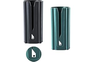 TINCAI 2pcs Wrapping Paper Cutter, Upgraded Gift Wrap Cutter, Christmas Wrapping Paper Roll Cutting Tools, Easy Slide Wrapping Paper Cutter Trimmer, DIY Handmade Gift