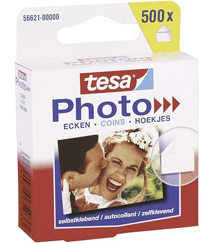 Angolini Adesivi Exacompta - Confezione Da 600 - Per Album Fotografici E Scrapbooking - Foto 2