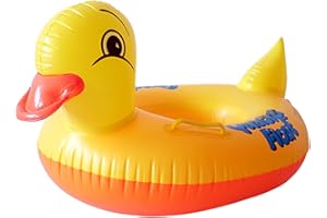 DURDIIY Flotadores de Piscina Juguetes para Piscinas, Anillos de Natación Pato Amarillo, Anillos de Natación Hinchables Piscina Infantil Juguetes Hinchables para Piscina Infantil Deportes Acuáticos