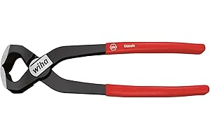 Wiha Klasyczne Szczypce o Kształcie Głowy - Odporne na Zużycie z Wytrzymałym Nitowaniem - Do Gryzienia i Krawędzi z Indukcyjnym Przegubem