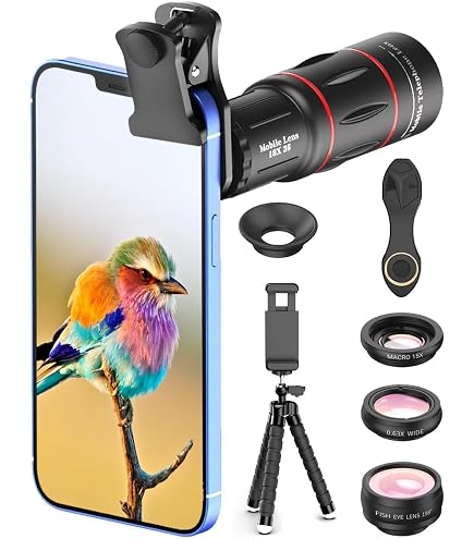 Andoer Obiettivo Macro Universale Per Smartphone 30-120 Mm - Lente Per Fotografia Ravvicinata Con Clip E Custodia - Vetro Ottico Multistrato