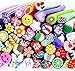 100 pcs 3D DIY Nail Art Fimo Canes/Rods Sticker Tips - Decoration, colour clay [ARTUROLUDWIG]
