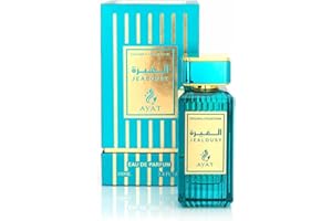 Woda perfumowana FEELINGS 100ml Ayat Perfumes - Made in Dubai z nutami róży waniliowej na zewnątrz piżmo i drzewne - Orientalny EDP Idealny dla kobiet i mężczyzn (Jalousy)