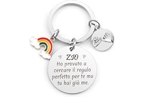 Gishnia Regalo Zio,Portachiavi Zio,Regalo Zio Natale,Regalo Zii da Nipoti Nipote,Idee Regalo Zio Compleanno,Regalo per uno Zio