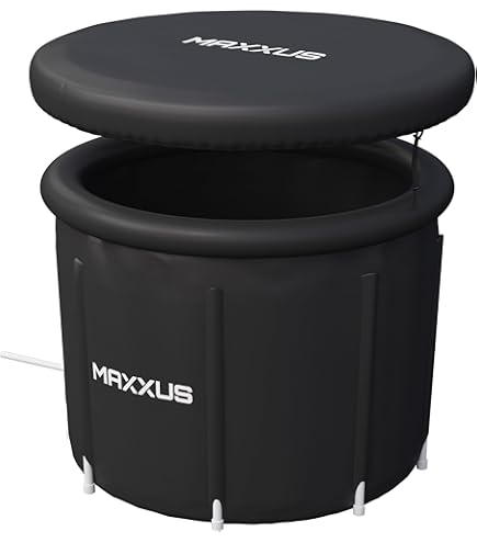 Sinbide Eisbadewanne Faltbar - Aufblasbare Kryotherapie Wanne 75x75cm