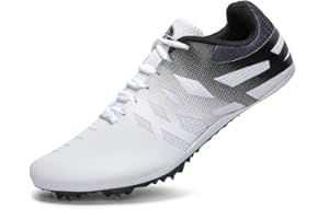 IFRICH Leichtathletikschuhe für Herren Damen Kinder Jungen Mädchen 8 Spikes Laufen Rennschuhe Professionelle Sprint Sport Sneakers Track Spikes Distanz Sneakers