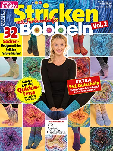 simply kreativ Stricken mit Farbverlaufs-Bobbeln Volume 2: 32 Socken-Designs mit den tollsten Farbve simply kreativ Stricken mit Farbverlaufs-Bobbeln Volume 2: 32 Socken-Designs mit den tollsten Farbve