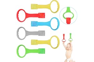 Venditer Baby Playpen Pull Up Rings Bed Stand Up Rings Walking Assistant Walker Baby Crib Hanging Rings - 6PCS
