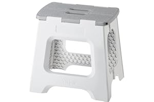 Vigar Compact Folding Stool, Grey, 32 cm High (8917)