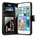 Produktbild Labato Handytasche iPhone 6 6s Schutzhülle aus Echt Leder Bookstyle Tasche für i Phone 6 6s Zubehör schwarze Case Lbt-I6S-07Z10