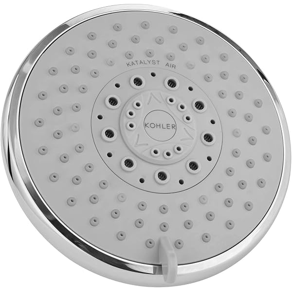 Kohler Recharge Duschkopf (gebürstetes Nickel) – 6 Sprühfunktionen