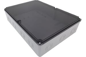 RSE Kopplingsdosa – transparent lock, installationsbox, tomt hölje, 380 x 280 x 90 mm