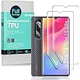 Ibywind Displayschutzfolie kompatibel mit Mi Note 10 Lite,[Kamera Schutzfolie][Carbon Fiber Folie für die Rückseite][Fingerab