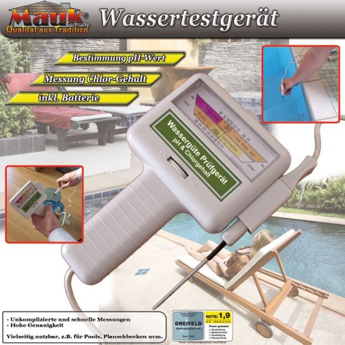 Mauk 1243 Pool Wassertester (pH – Chlor) - 5