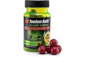 Tandem Baits Carp Food Perfection Mini Oil Hookers, D'appâts pour carpes, Pêche de la Carpe, Peche, Pop-Ups, Bouillette Carpe, Professionnel Accessoires de Pêche Carpe 12mm 50g