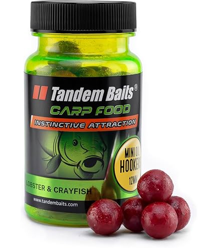Tandem Baits Method Feeder Fluo Pop-up Micro Boilies Fragola Suprema 8mm 20g: Esche Per Pesca Alla Carpa