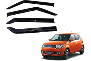 AEspares Window Visor Vent Sun Shade Rain Guard Door Visors Compatible With Suzuki Ignis 2016-ON