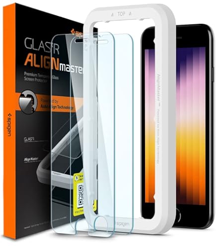 JETech 3-Pack Tempered Glass Screen Protector For IPhone SE 3 (2022, 4.7") - 9H Hardness, Anti-Fingerprint