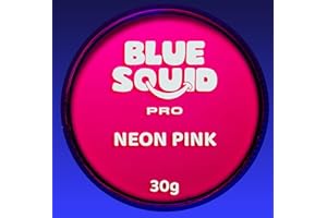 ‎BLUE SQUID Blue Squid PRO Schminke Face Paint und Bodypaint - Neon Rosa (30g), Face und Bodypaint Farbe für Erwachsene, Kinder, Fasching und SFX