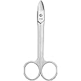 LIVINGO Professional Sharp Toenail Scissors - 4.25" Heavy Duty Small Scissors, Stainless Steel Blade Long Handles, Manicure Pedicure Grooming Tool for Men & Women Thick Nails and Ingrowing Toe Nails