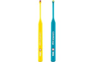 Curaprox CS 1006 Brosse à dents monobrosse, pack de 2, couleur aléatoire